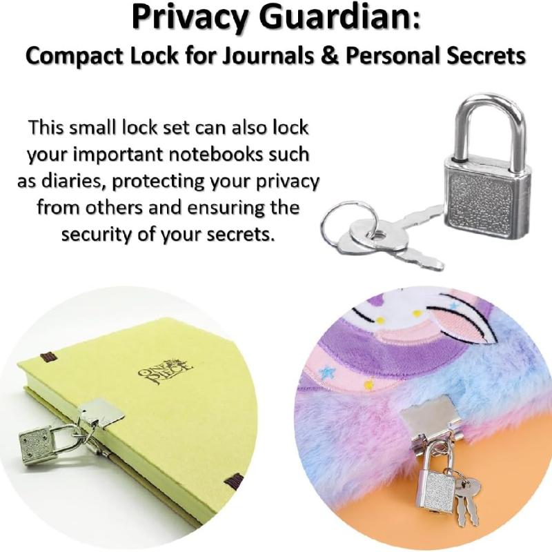 10 ks Mini Roztomilých Visiacích Zámků s Klíči | Malé Zámky na Zavazadla na Šperkovnice, Diáře, Batohy, Cestování a Dekorace | 33mm Kovové Čtvercové Zámky pro Soukromí