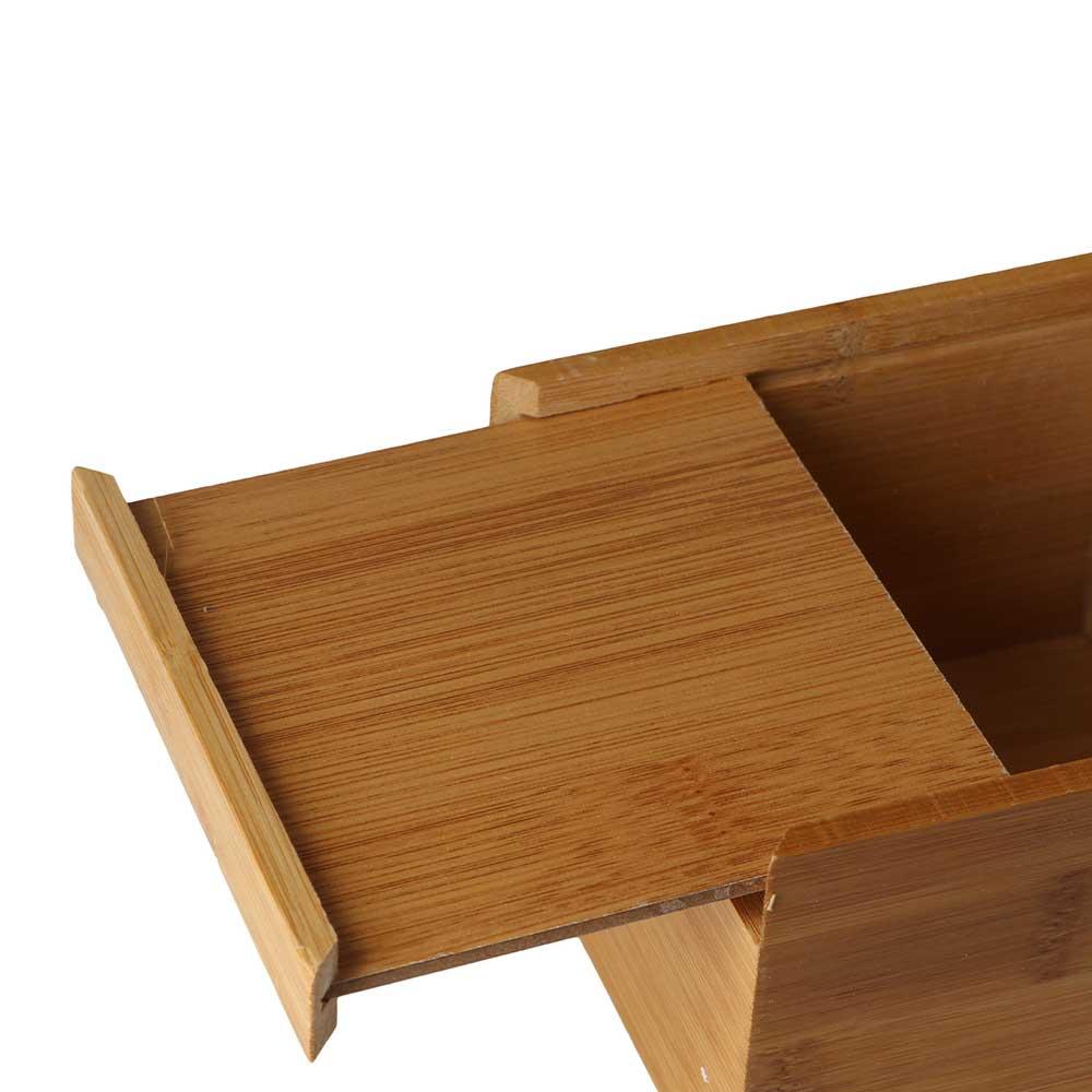 Restaurant Table Decoration Eco-Friendly Bamboo Napkin Holder Storage Box Tissue Holder Tissue Rack