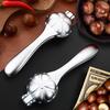 Stainless Steel Chestnut Cracker - Heavy Duty Nut Shell Opener Pliers for Walnuts Hazelnuts Peeling Household Kitchen Tool