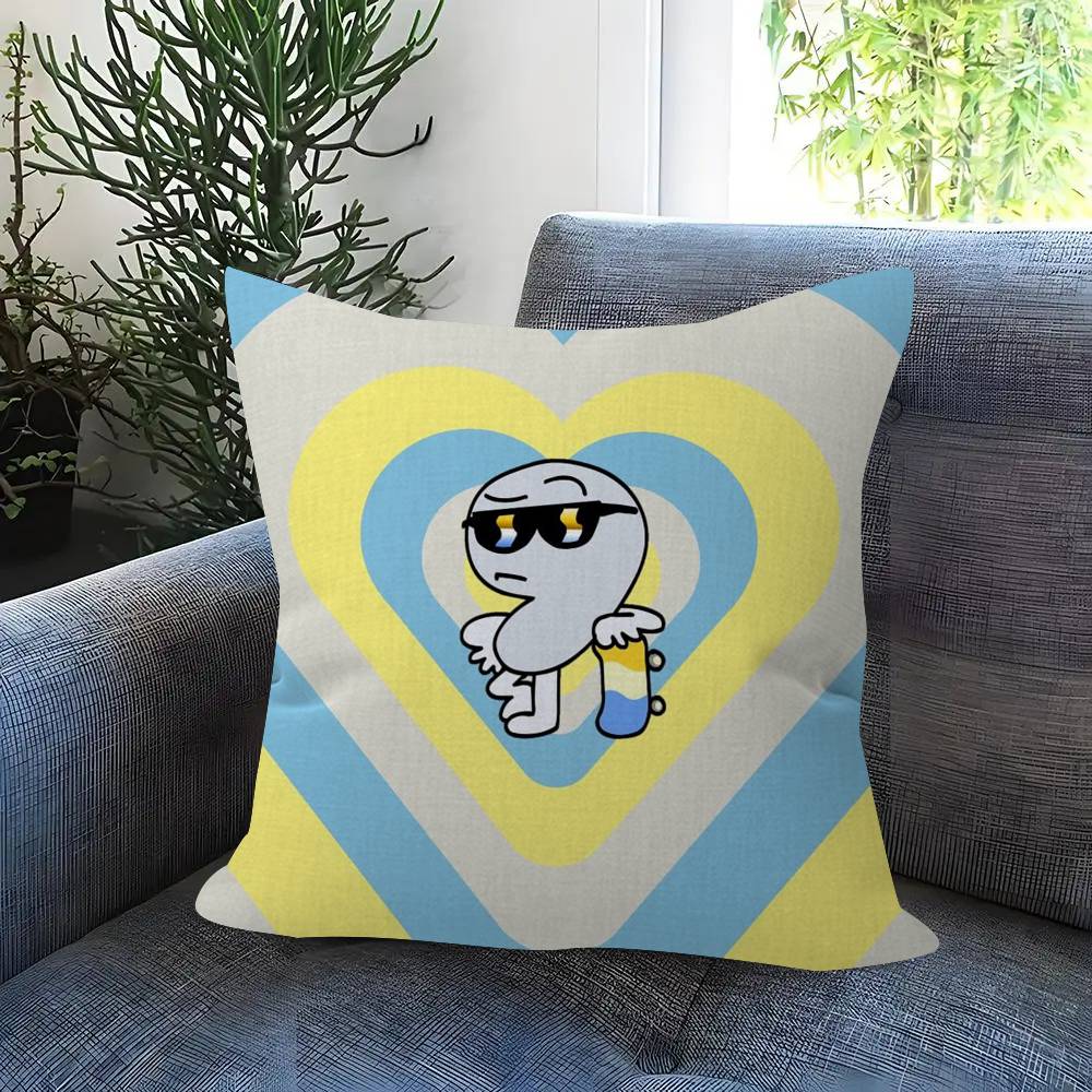 Bfdi Battle For D-Dream Island Pillowcase Toon Gift Cushion Cover Bedroom Home Sofa Chair Seat Decor Pillow Case