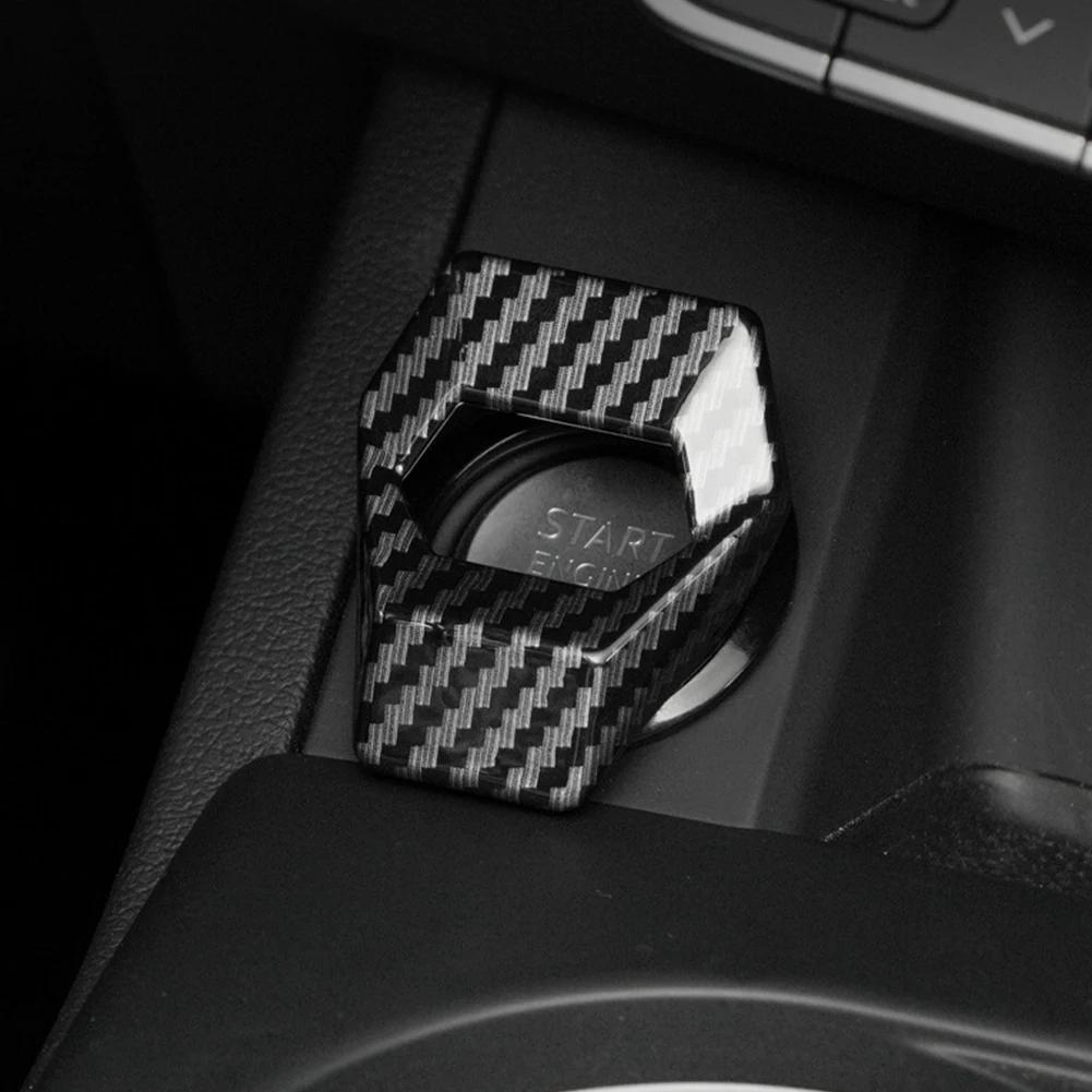 Auto Moto Motor Start Stop Taste Abdeckung Zündung Schalter Rotierenden Schutzhülle Motorrad Starten Ring Dekoration Aufkleber