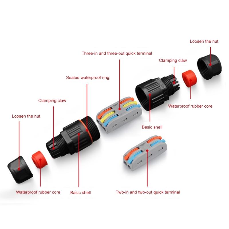 Strong Outdoor Wire Connectors Weatherproof & Resistant for Reliable Power Transmission In Harsh Environment