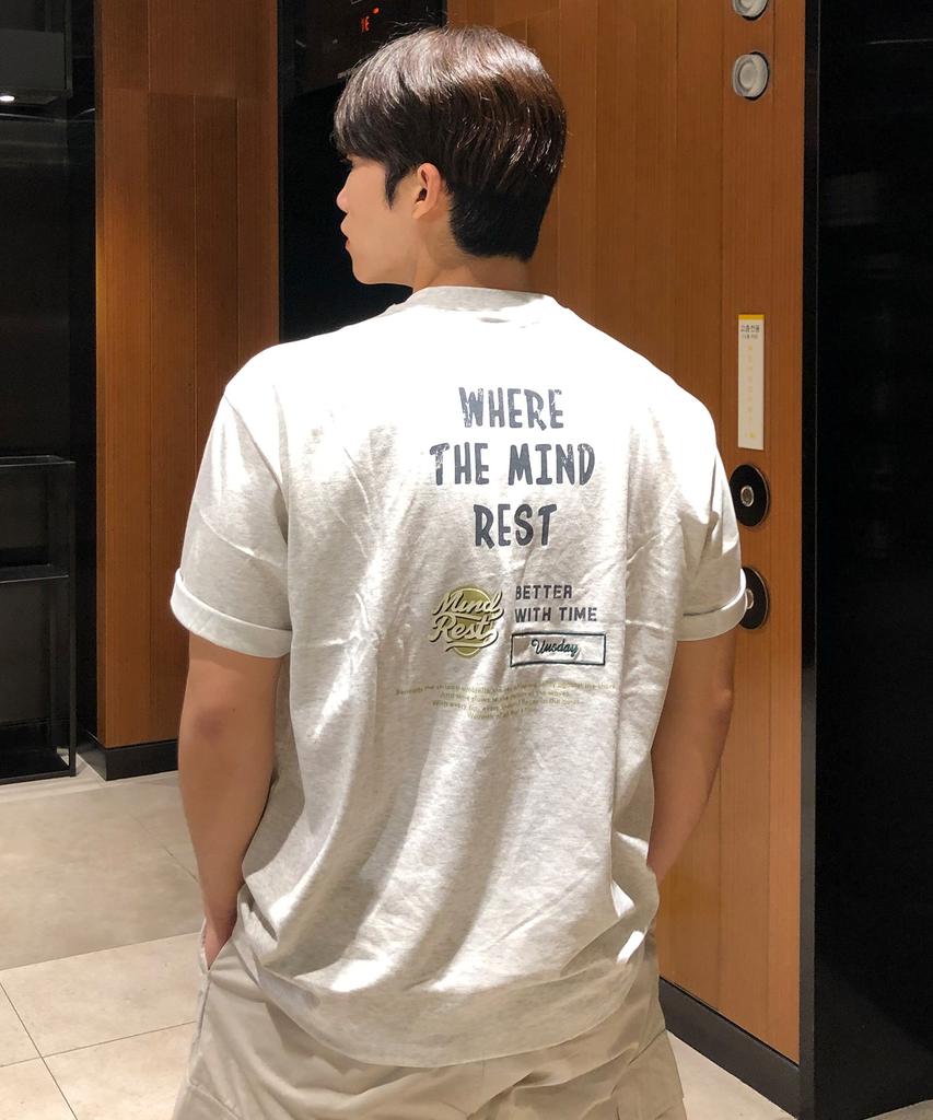 MINDBRIDGE [Uns] Do Good_Back Point Oversized Short Sleeve T-Shirt - 3 Colors