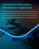 RGB Gaming Mouse Pad with Wireless Fast Charging (15W/10W/7.5W), Soft Surface, Colorful Light Effects, Phone Charger
