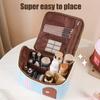 House Shape Makeup Bag Cute Cosmetic Storage Case with Top Handle Travel