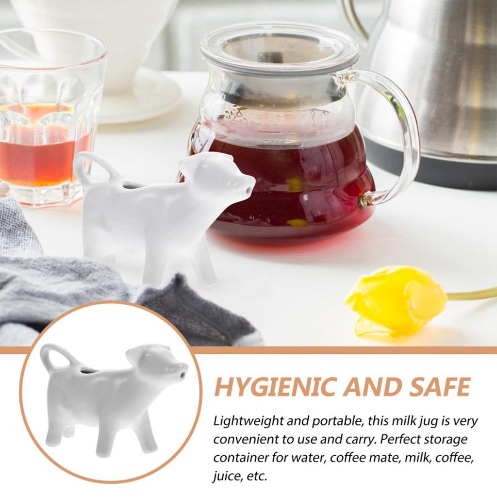 Syrup Pitcher Milk Creamer Jug Gravy Frothing Coffee Milk Sauces White Creamer Jar Cream Jug Gravy Boat Coffee Milk Pitcher