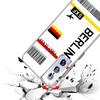 Travel Ticket Label Phnoe Case for Samsung Galaxy S26 S25 Edge S23 S24 Ultra S22 Plus S21 S20 FE Unique Cover Soft Coque Galaxy