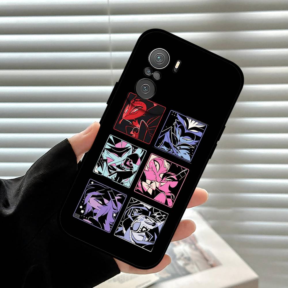 Anime H-hazbin Hotel Phone Case For Xiaomi Redmi 13 12 13 12C 14C Redmi Note 14 13 12 Pro Plus 12S 11S 11 10S Soft Cover