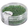 Rocaille Beads 2 Mm Transparent Green 17 G