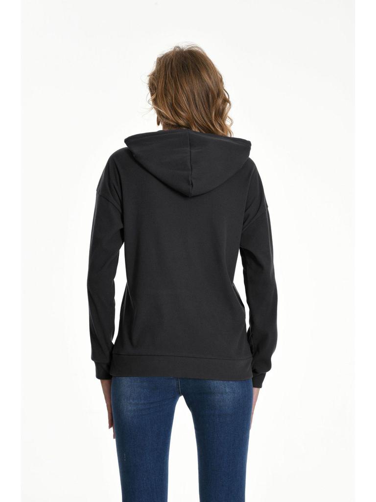 2024 Autumn/Winter Women's Hooded Knitted Pullover Sweatshirt