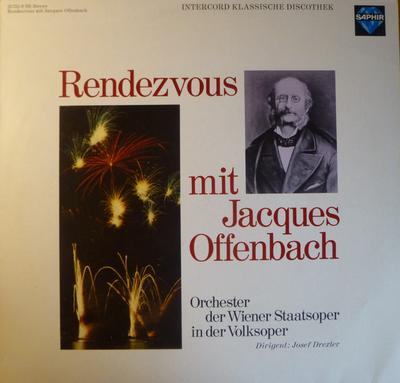 LP Record JACQUES OFFENBACH  ORCHESTER DER W  Rendezvous Mit Jacques Offenbach 257519SB SAPHIR 1972 Germany Classical Used