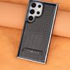 Applicable to Samsung s25ultra mobile phone case crocodile pattern Samsung bracket magnetic suction s24u all-inclusive 23u men's leather case
