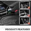 2025 New Car Seat Gap Filler Organizer,2PCS Multifunctional Car Side Seat Gap Filler With Cars Cup Holder&Hook,Universal In Between Cars Seats