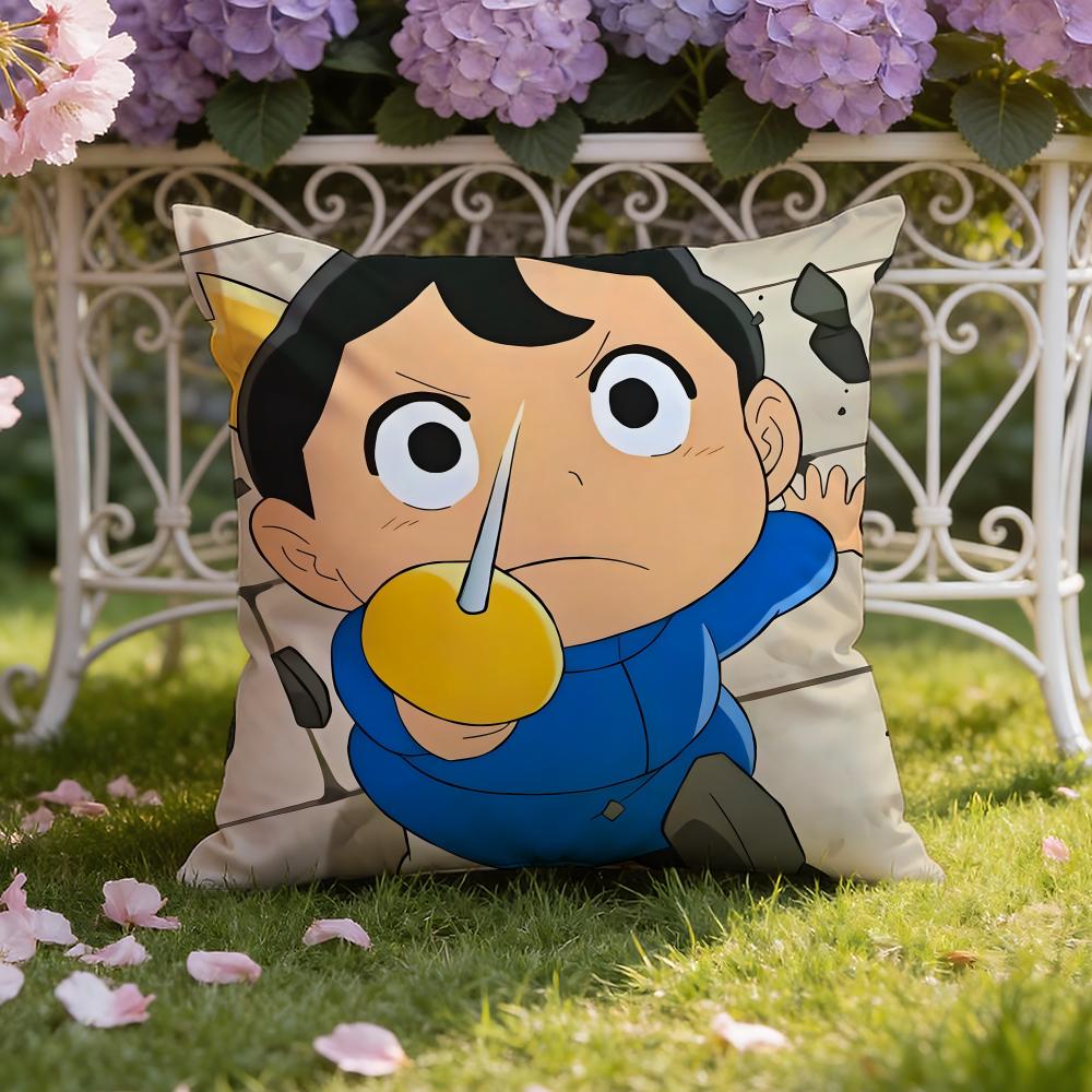 Cute Anime R-Ranking of K-KingsS Cushion Cover Home & Car Dual-Scene Pillow Cover: Reversible for Premium Comfort