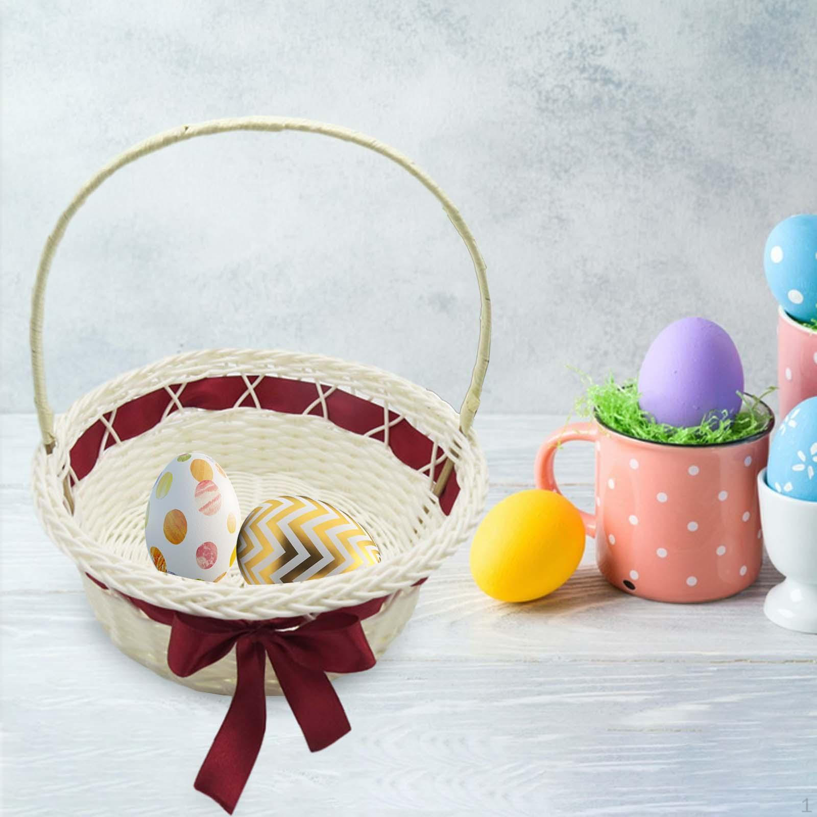 

Elegant Floral Basket for Wedding Celebrations and Special Occasions Dark Red 18x21cm