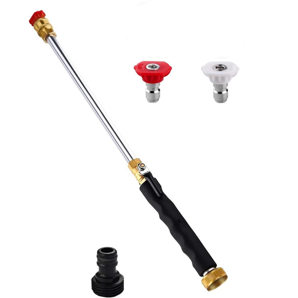 Heavy-Duty Metal Jet High Pressure Power Washer Water Hose Nozzle  Garden Irrigation