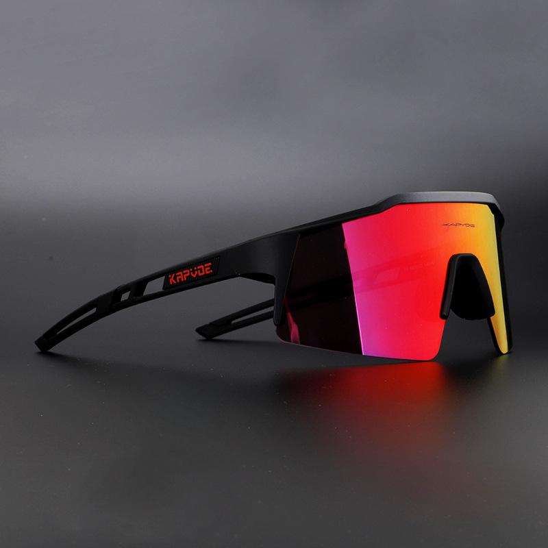 Kapvoe Polarized Cycling Sunglasses Windproof Mountain Bike Sports Glasses