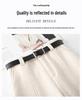 Women's Off-White Velvet Woolen High-Waist Slimming Wide-Leg Pants - Autumn/Winter 2025 Collection