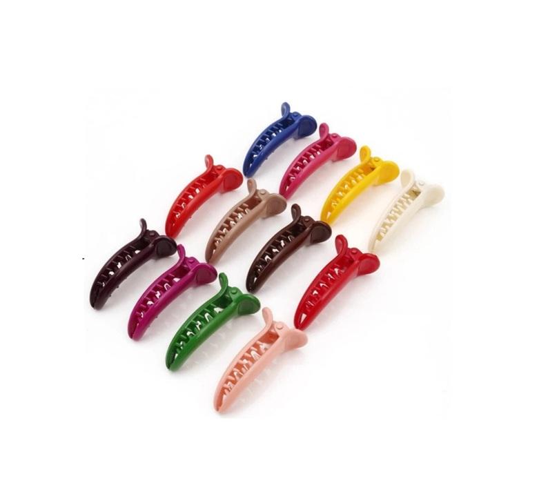 TreegoArt Fashion TregoArt Hair Accessories Multicolor Banana Mirchi Shape Hair Clutcher Clip Claw For Women And Girls - Pack Of 12 разноцветный