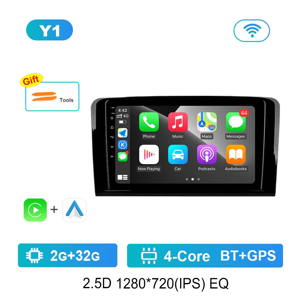 

Android Car Radio Multimedia Video Player для Mercedes Benz GL ML W164 ML350 ML500 X164 GL35 GL45 2005 - 2012 GPS-навигация