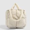 Elegant Quilted Soft Padded Large-capacity Tote Bag for Women, 2025 New Down Bag, Shoulder Bag, Tote Bag