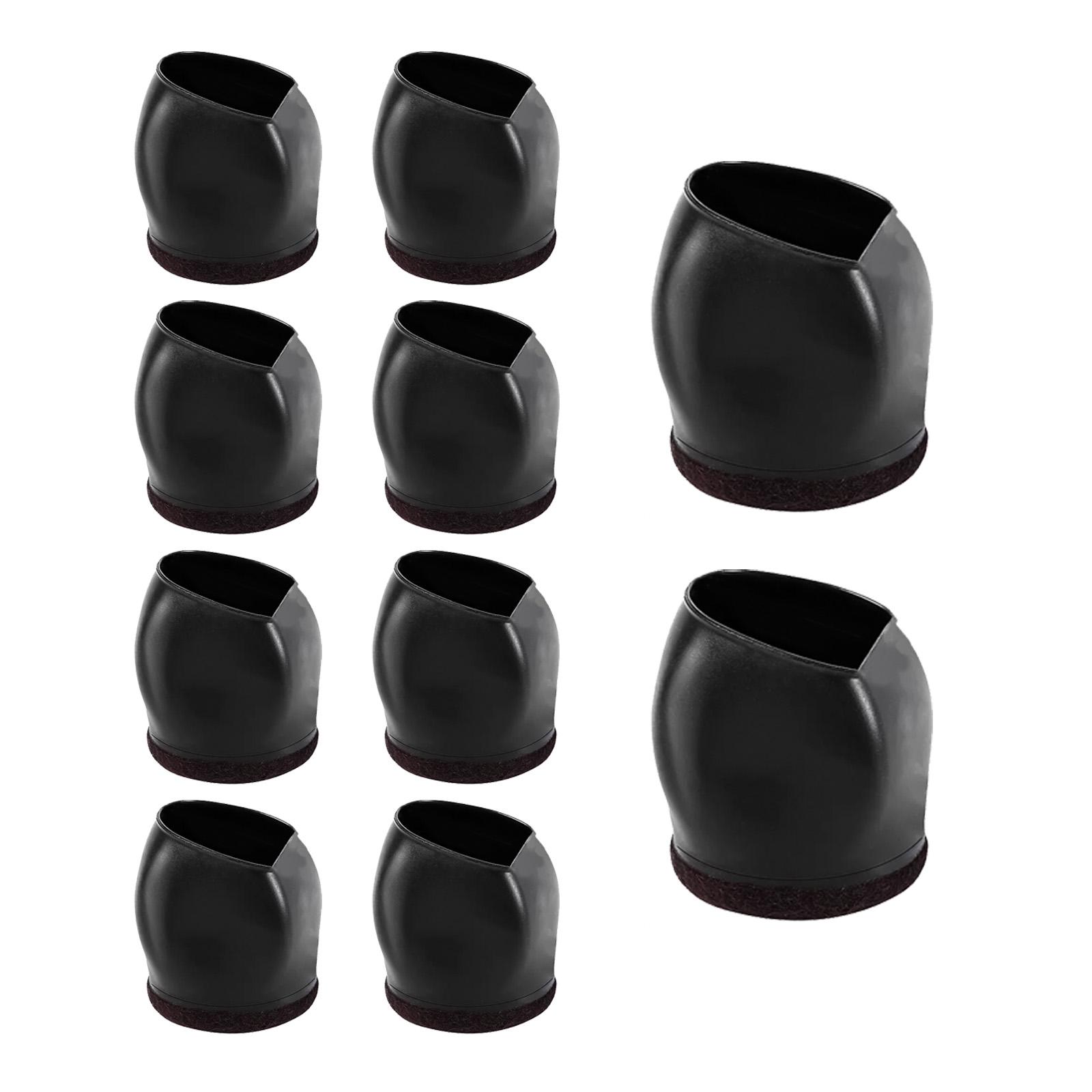 

10 шт. Чехлы на ножки стула Фиксаторы роликов офисного кресла для офисного использования Защищают полы от повреждений и обеспечивают бесшумное передвижение