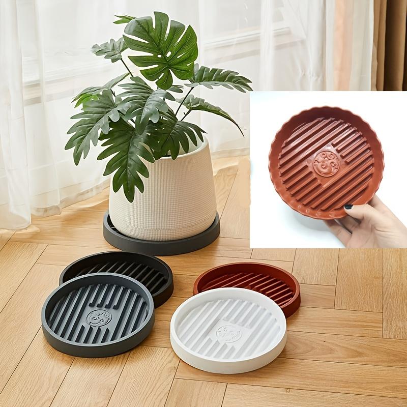 1/5pcs Flower Pot Tray Round Plastic Tray Heavy Duty Tree Flower Potted Planter Stand Rack Removable Moving Trays Garden Tools