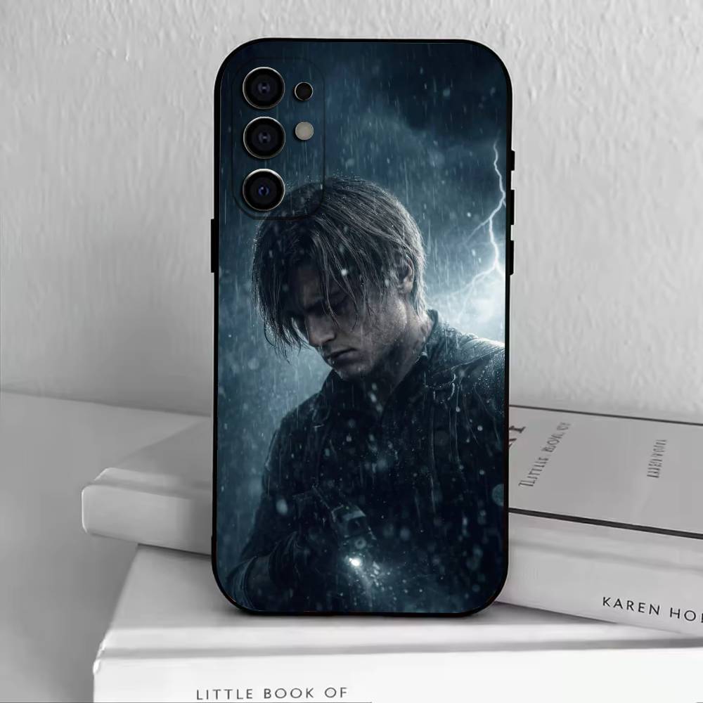 

Чехол для телефона Leon-S Resident Evil 4 Agent Черный Силиконовый Мягкий Для Samsung S25,S24,S21,S22,S23,S30,Ultra,S20,Plus,Fe,Lite Samsung S24Plus