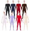 Spider-Man Fluoreszierender Zentai Halbkopf-Bodysuit Jumpsuit für Bühnenauftritt