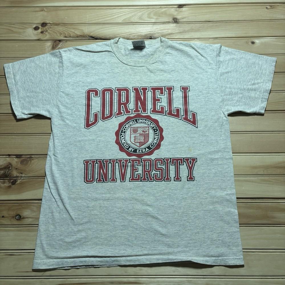 

Vintage 90s Cornell University Bears College Crest Single Stitch Shirt Large Unisex T-Shirt XL