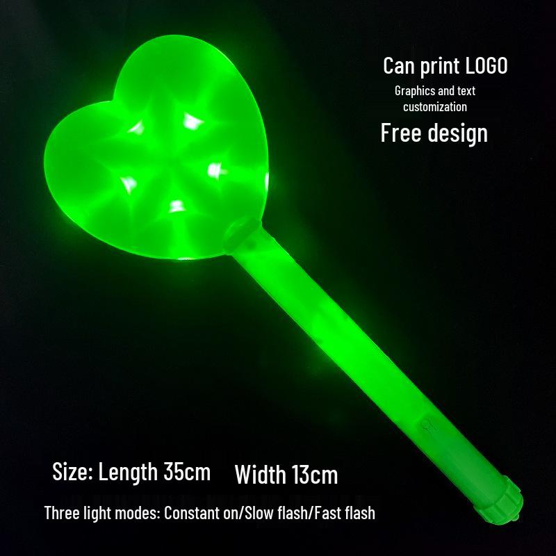 

Heart-Shaped Fluorescent Star Cheer Stick for Concerts and Parties