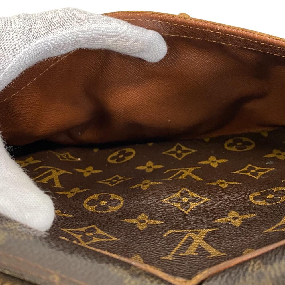 LOUIS VUITTON M51274 Monogram leather Trocadero 27 Shoulder Bag Brown leather Women Used