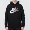 Nike Felpa Essenziale con Cappuccio da Uomo Nera DD5012-010