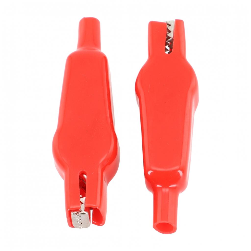 20A Elektrische Messleitungen mit isolierten Klemmen (Rot/Schwarz 2 Stück)