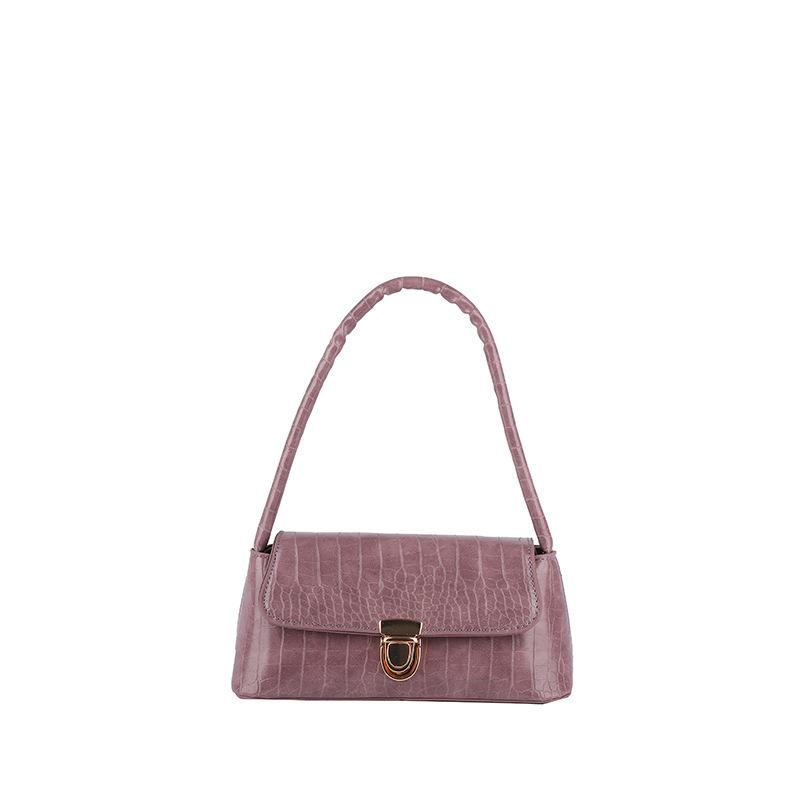 Women's Bag 2025 Summer Internet Celebrity Popular New Trendy Korean Version Versatile Stone Pattern Fashion Shoulder Bag Underarm Bag