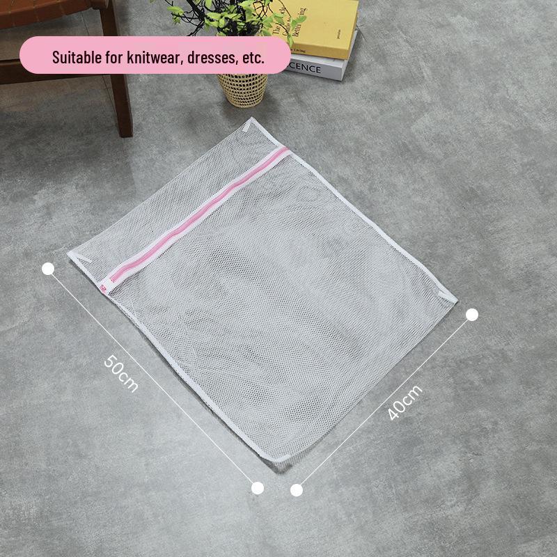 Pink Mesh Laundry Bag for Machine Wash - Anti-Deformation Clothes Care for Bras & Sweaters