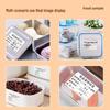 Food Sample Retention Label Stickers with Weight Field