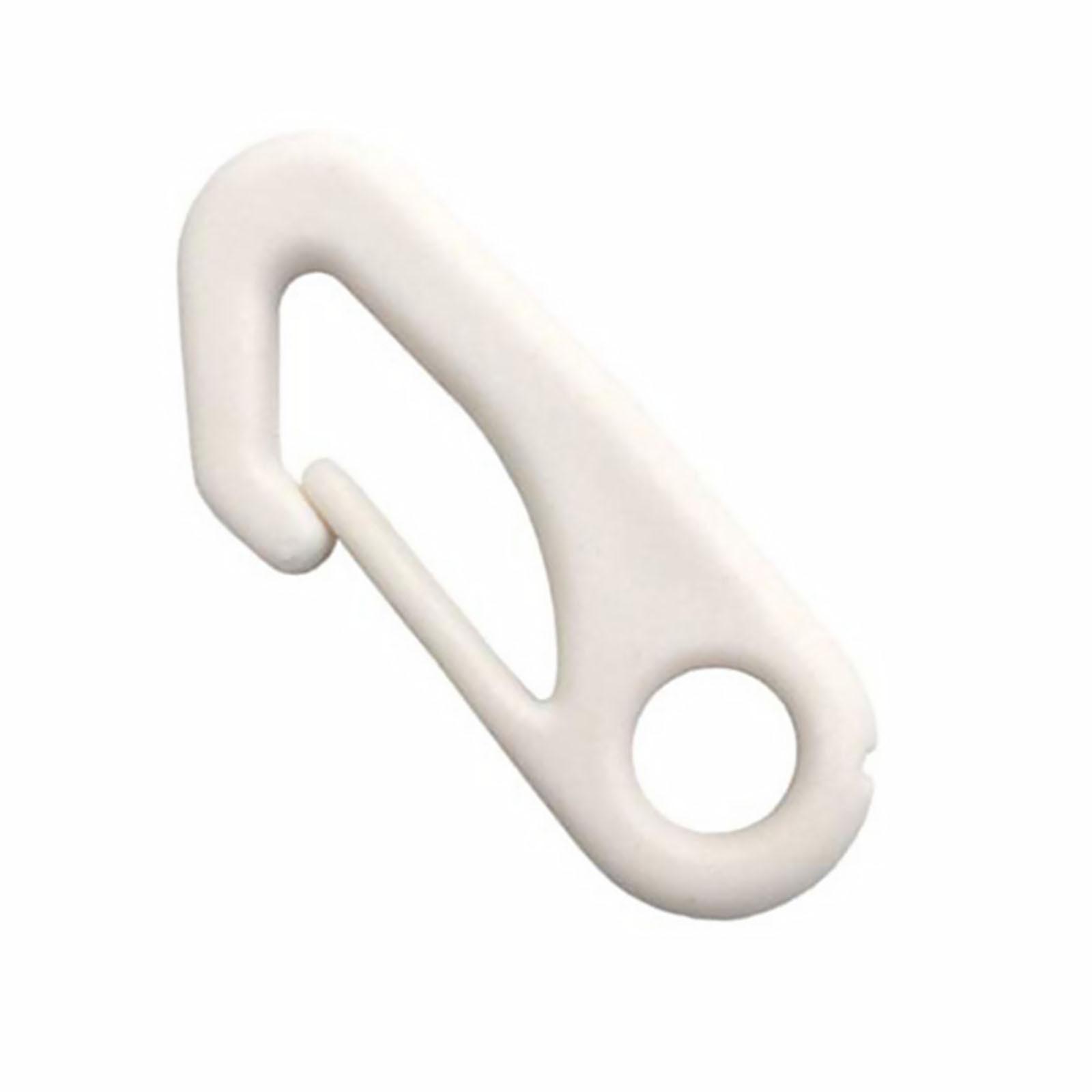 Пластиковый нейлоновый крюк на открытом воздухе аксессуары для флагштока белая пряжка — фото 4