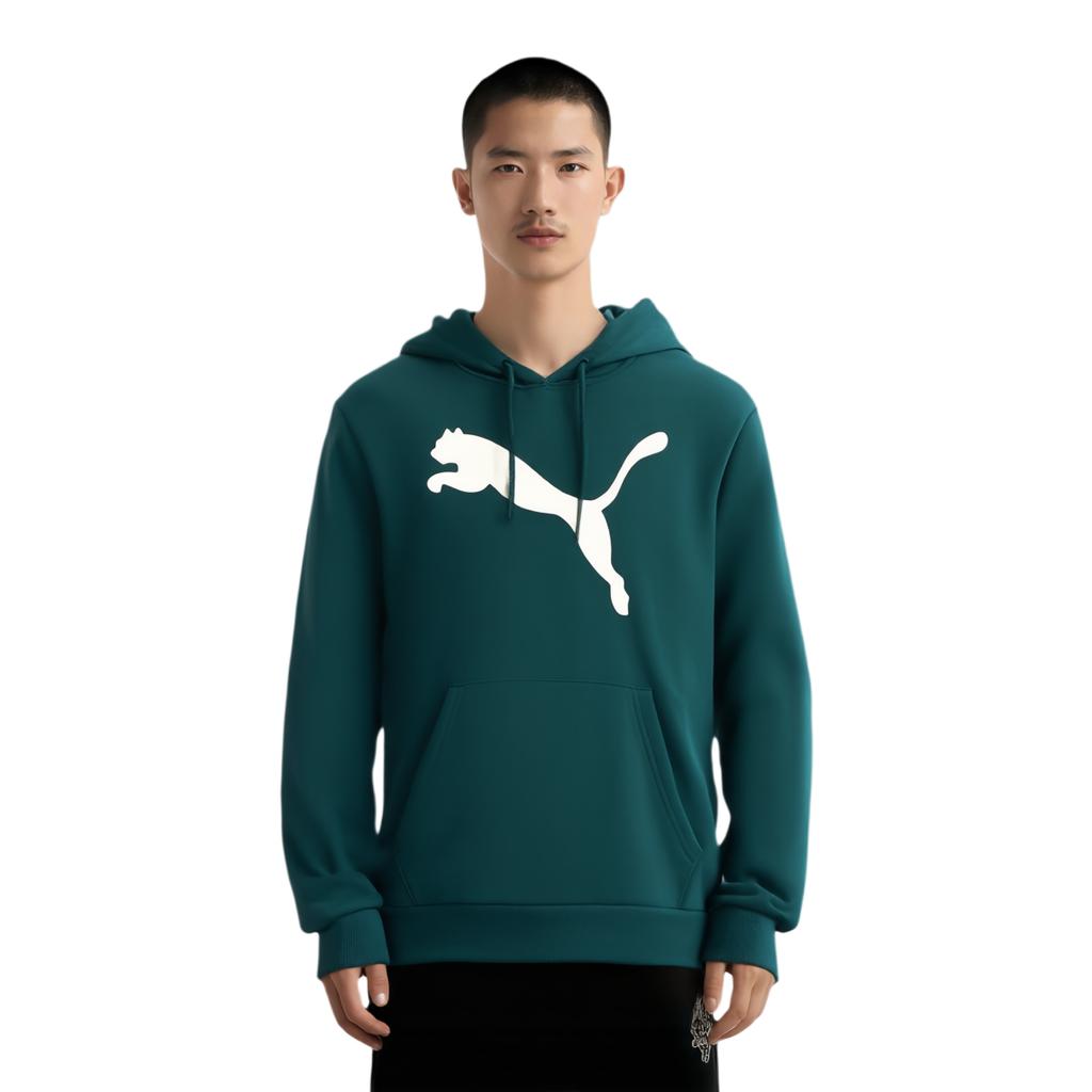 Puma Sports Casual Hooded Pullover Sweatshirt Men Sweatshirt Cool-Light-Green 686060-23