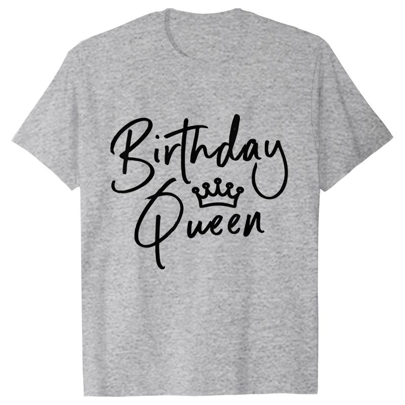 Damenkleidung Kurzarm Print T-Shirts Geburtstagsteam Grafik Reise Damen Oberteile T-Shirt Tee T-Shirt Beste Freunde T-Shirts