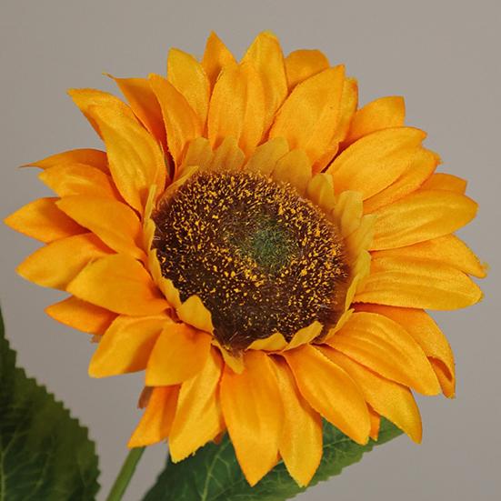 Simulated Sunflower Faux Flower with Bendable Stem Artificial Sunflower Branch for Home Office Wedding Parties Centerpiece