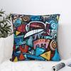 Pillow Case Cartoon Cute Doodle Custom Pillow Cover For Sofa Car Home Decor Fashion Pillowcases