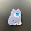 5pcs Cute Cat Refrigerator Magnets Cartoon Fridge Blackboard Whiteboard Photo Message Magnets Decorative