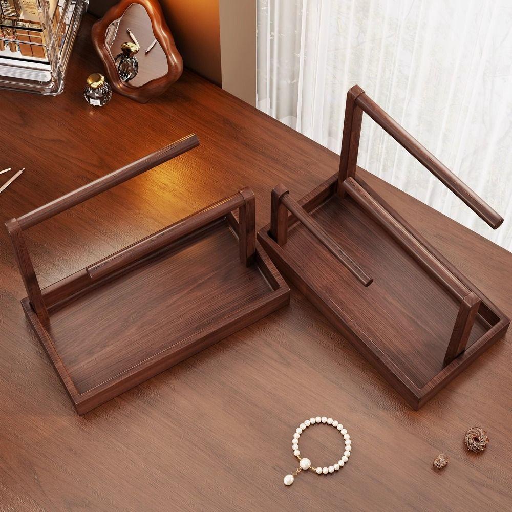 Solid Wood Jewelry Stand Large Size Jewellery Organizer Bracelet Storage Holder  Woman Accessories