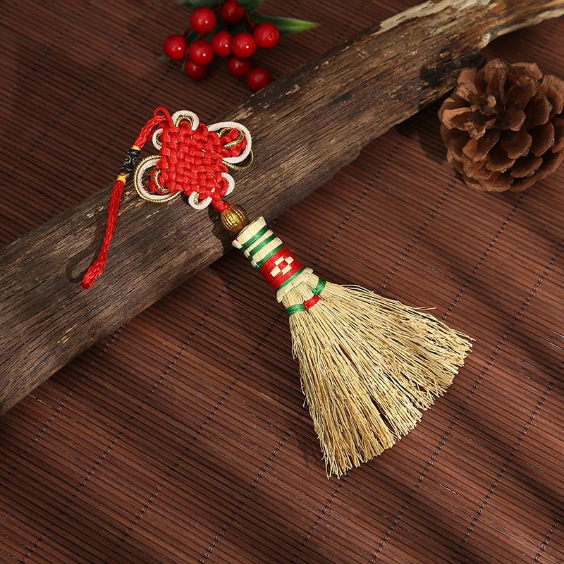 2026 Dragon Boat Festival Mugwort Fan Pendant & Indoor Sachet Bells for Door Handle and Decoration