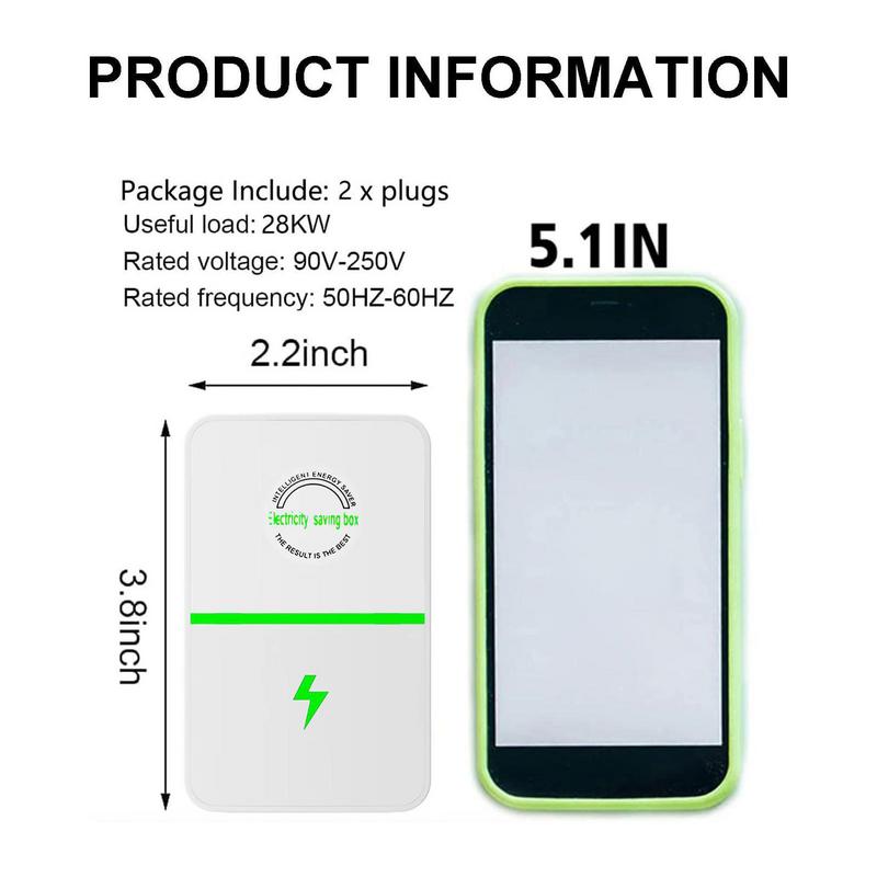 Electric Energy Saving Device Pro Energy Power Saver Device Balance Current Source Stabilizes Voltage EU/UK/US Plug 90-250V 28kw