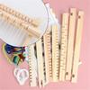 Wood Multiple Craft Loomed Set for Beginner and Experts WithPortable Designs and High Performances Adjustment