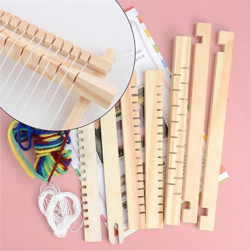 Wood Multiple Craft Loomed Set for Beginner and Experts WithPortable Designs and High Performances Adjustment