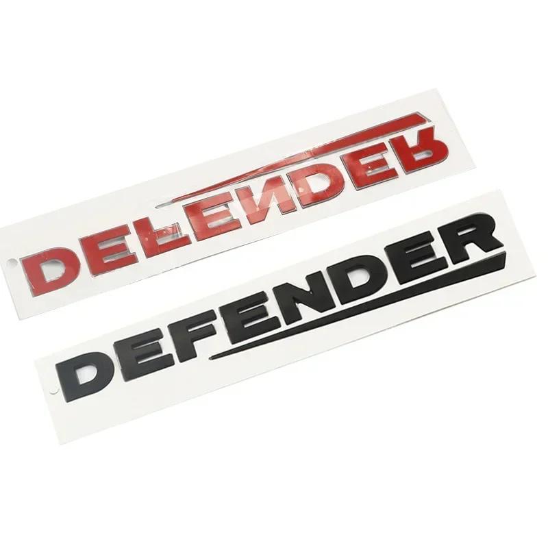 ABS Car Tail Letters Emblem Trunk Badge Stickers for Land Rover Defender Logo EVOQUE Discovery Range Rover Freelander XS3