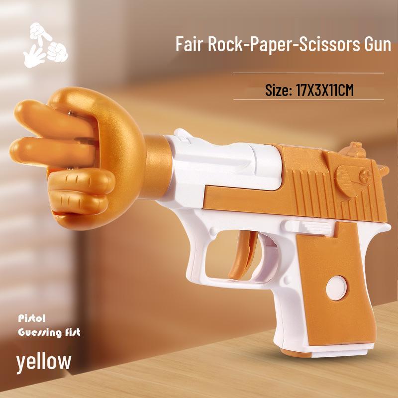 Desert Eagle Style 3D Wooden Fish Decompression Toy Gun